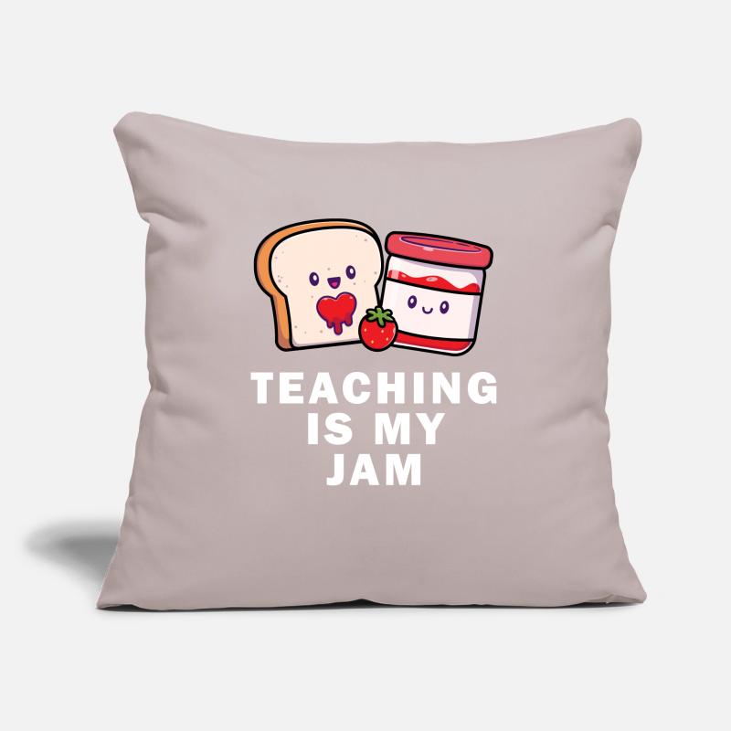 Enseigner est mon appréciation de l’enseignant de l’école Jam Housse de coussin décorative 45 x 45 cm