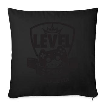 Level 29 Complete Birthday Gift 29 Years - Sofa pillowcase 17,3'' x 17,3'' (45 x 45 cm) - black - Front
