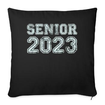 Senior 2023 Dabbing Dab of 2023 Seniors Graduation - Sofa pillowcase 17,3'' x 17,3'' (45 x 45 cm) - black - Front
