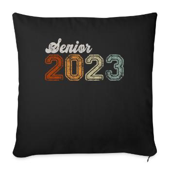 Senior 2023 Dabbing Dab of 2023 Seniors Graduation - Sofa pillowcase 17,3'' x 17,3'' (45 x 45 cm) - black - Front