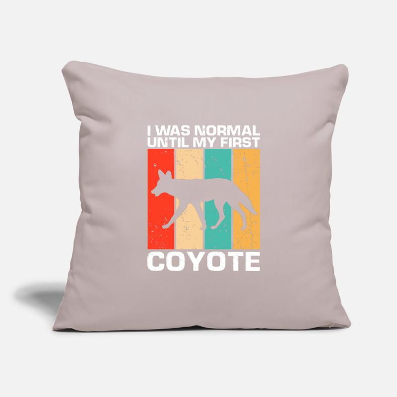 Conception de coyote pour les réacteurs de coyote Housse de coussin décorative 45 x 45 cm