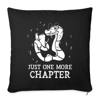 Just One More Chapter I Promise Reading - Sofakissenbezug 45 x 45 cm - Schwarz - Vorne