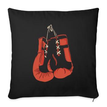 Boxsport Boxing - Sofakissenbezug 45 x 45 cm - Schwarz - Vorne