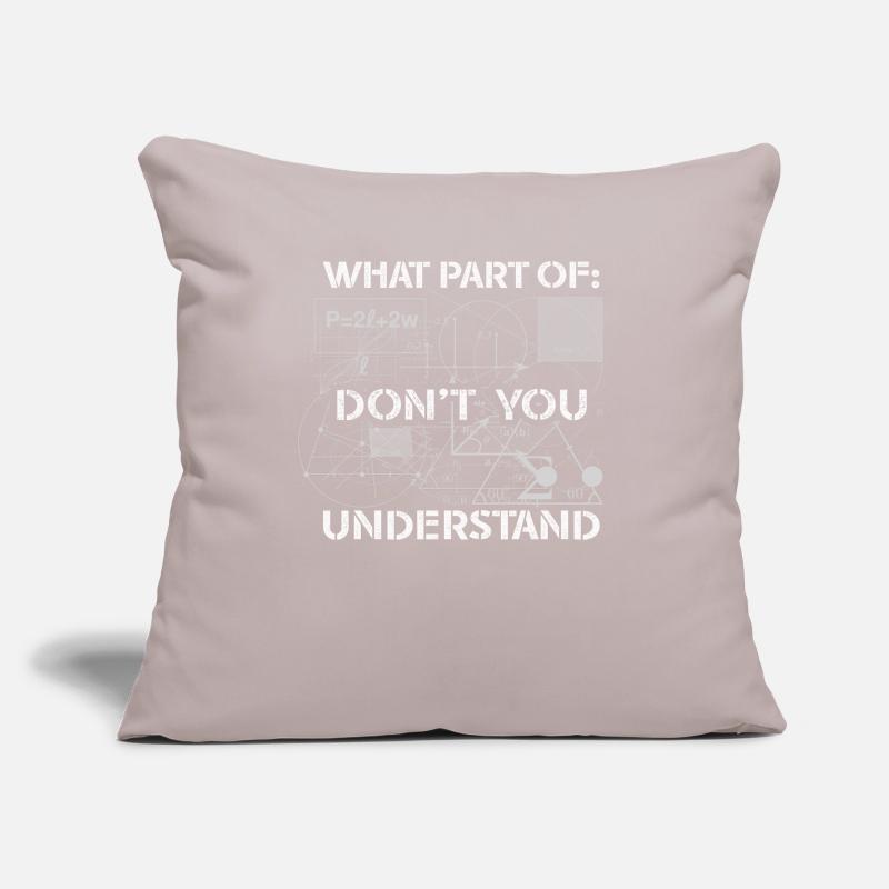 Quelle partie de Ne comprenez-vous pas Housse de coussin décorative 45 x 45 cm