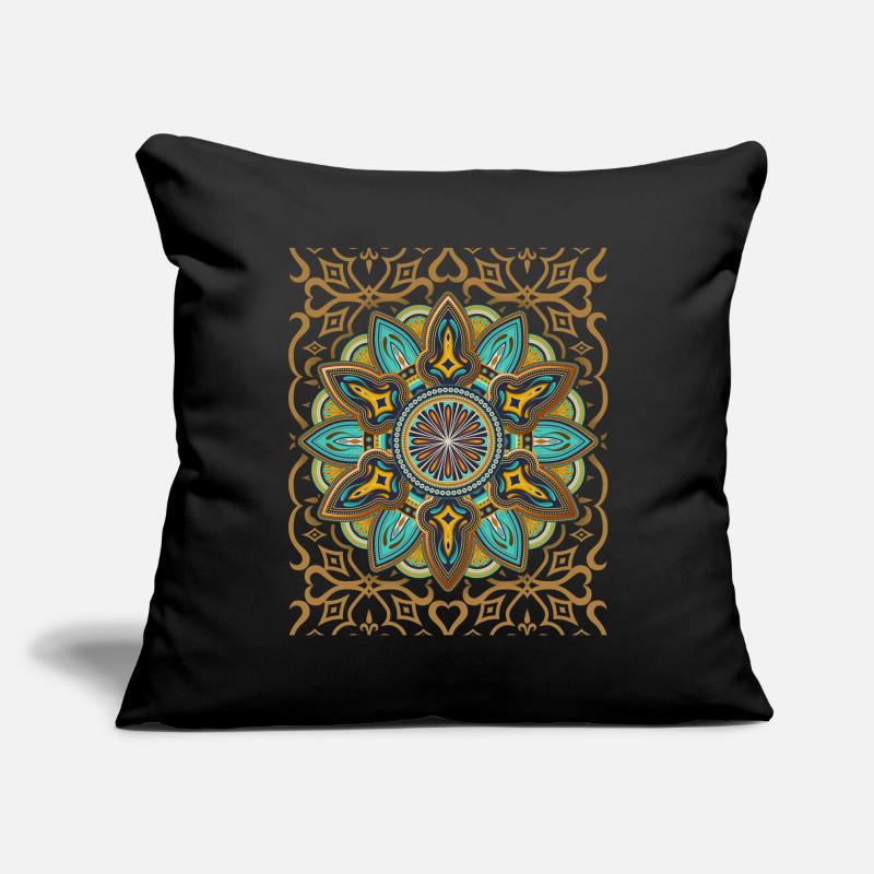 Mandala Design, 3D Mandala, Vintage Arabesque Sofa pillowcase 17,3'' x 17,3'' (45 x 45 cm)