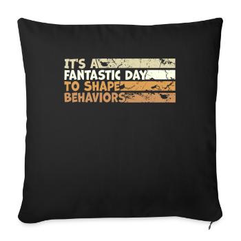 Beautiful Day Behavioral Shape Behaviors - Sofa pillowcase 17,3'' x 17,3'' (45 x 45 cm) - black - Front