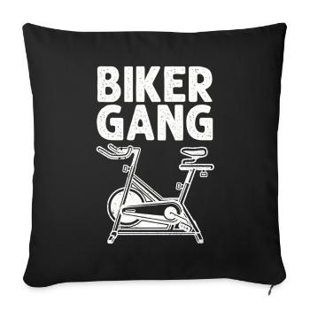 Biker Gang - Sofa pillowcase 17,3'' x 17,3'' (45 x 45 cm) - black - Front