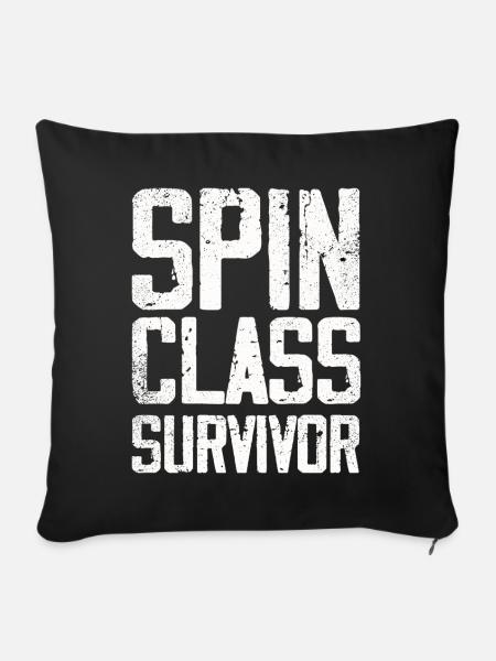 Überlebende der Spin-Klasse - Sofakissenbezug 45 x 45 cm - Schwarz