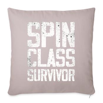 Survivant de la classe Spin - Housse de coussin décorative 45 x 45 cm - taupe clair - Devant