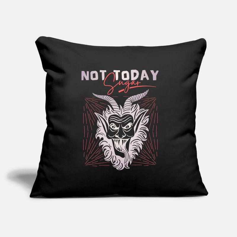 Devil-Devil, funny saying Not-Today-Satan Sofa pillowcase 17,3'' x 17,3'' (45 x 45 cm)
