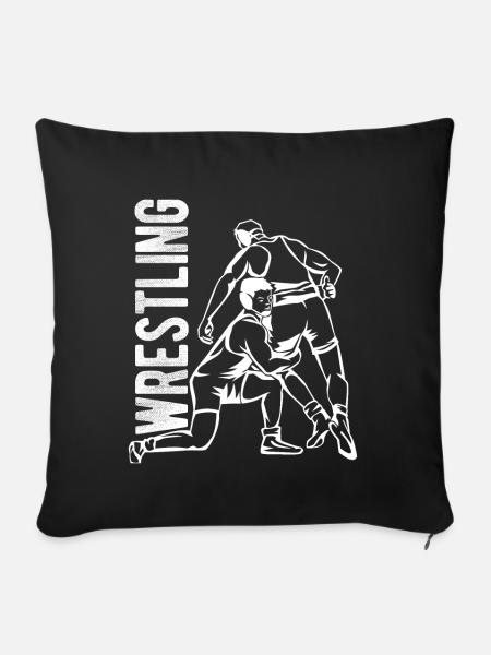 Grappling Martial Arts Wrestling - Sofakissenbezug 45 x 45 cm - Schwarz