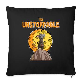 Possum design for opossum lovers and possum - Sofa pillowcase 17,3'' x 17,3'' (45 x 45 cm) - black - Front