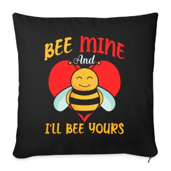 Not allowed in nice class 16 EN - Sofa pillowcase 17,3'' x 17,3'' (45 x 45 cm) - black - Front