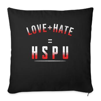 Cadeau pour sportif Workout WOD Musculation Sport - Housse de coussin décorative 45 x 45 cm - noir - Devant