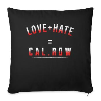 Geschenk für Sport Workout WOD Bodybuilding Sport - Sofakissenbezug 45 x 45 cm - Schwarz - Vorne
