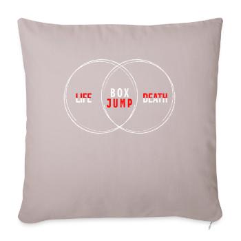 Cadeau pour sportif Workout WOD Musculation Sport - Housse de coussin décorative 45 x 45 cm - taupe clair - Devant