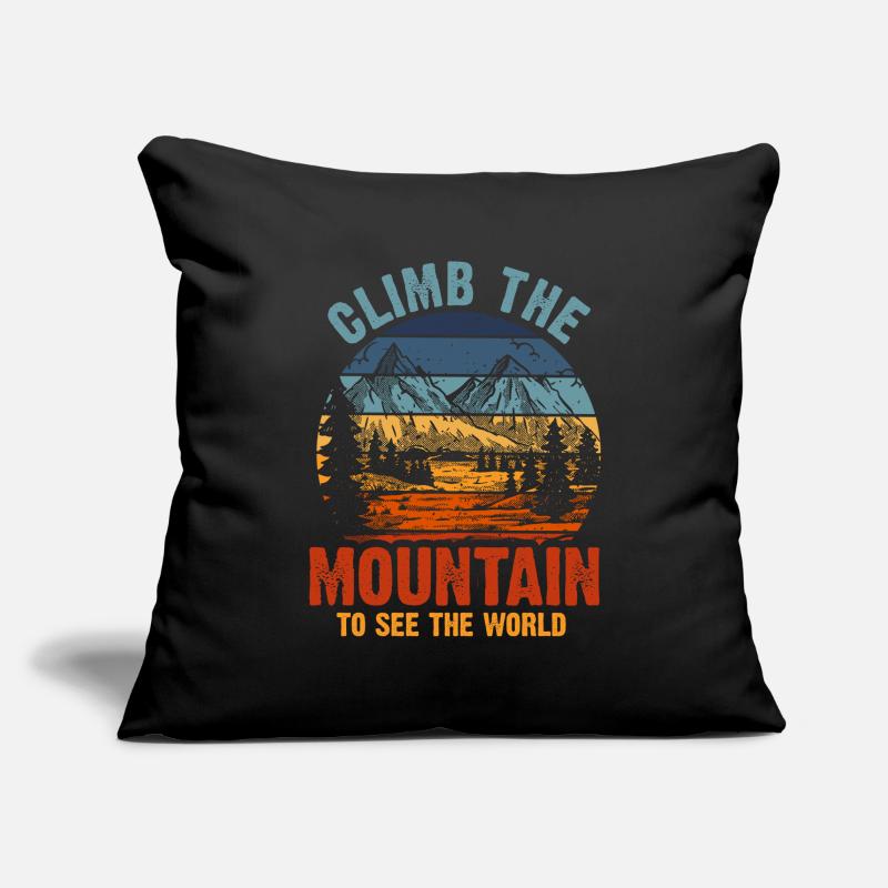 Scala la montagna per vedere il mondo Copricuscino per divano, 45 x 45 cm