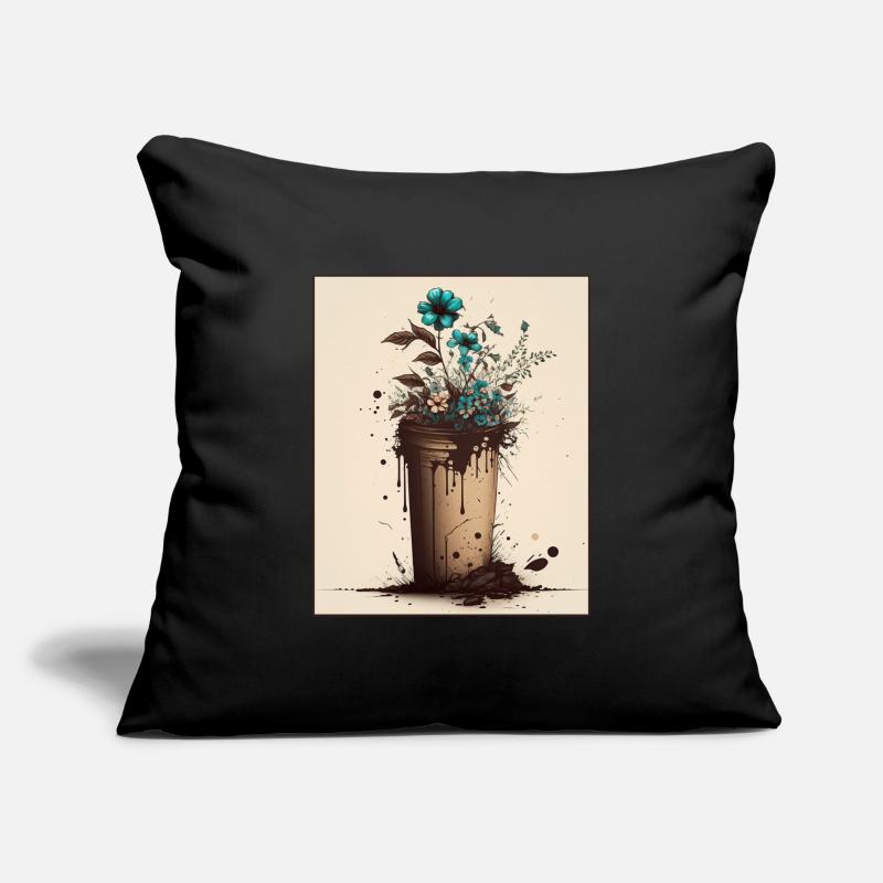 Garbage Plants Pollution Environment Climate Sofa pillowcase 17,3'' x 17,3'' (45 x 45 cm)