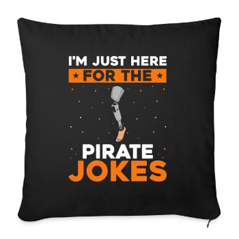 Conception de jambe bionique pour prothèses de jambe - Housse de coussin décorative 45 x 45 cm - noir - Devant