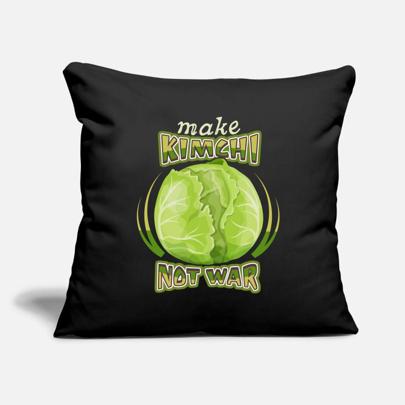 Cabbage, white cabbage, kimchi, funny saying Sofa pillowcase 17,3'' x 17,3'' (45 x 45 cm)