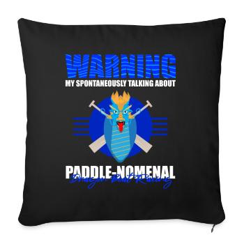 Dragon Boat Race Festival for Dragon Boat - Sofa pillowcase 17,3'' x 17,3'' (45 x 45 cm) - black - Front
