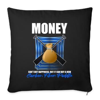 Dragon Boat Racing Design for Dragon Boating - Sofa pillowcase 17,3'' x 17,3'' (45 x 45 cm) - black - Front