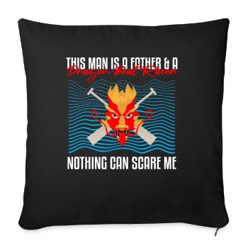 Dragon Boat Race Festival for Dragon Boat - Sofa pillowcase 17,3'' x 17,3'' (45 x 45 cm) - black - Front