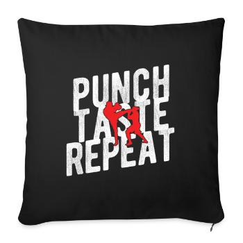 Kickboxing - Sofakissenbezug 45 x 45 cm - Schwarz - Vorne