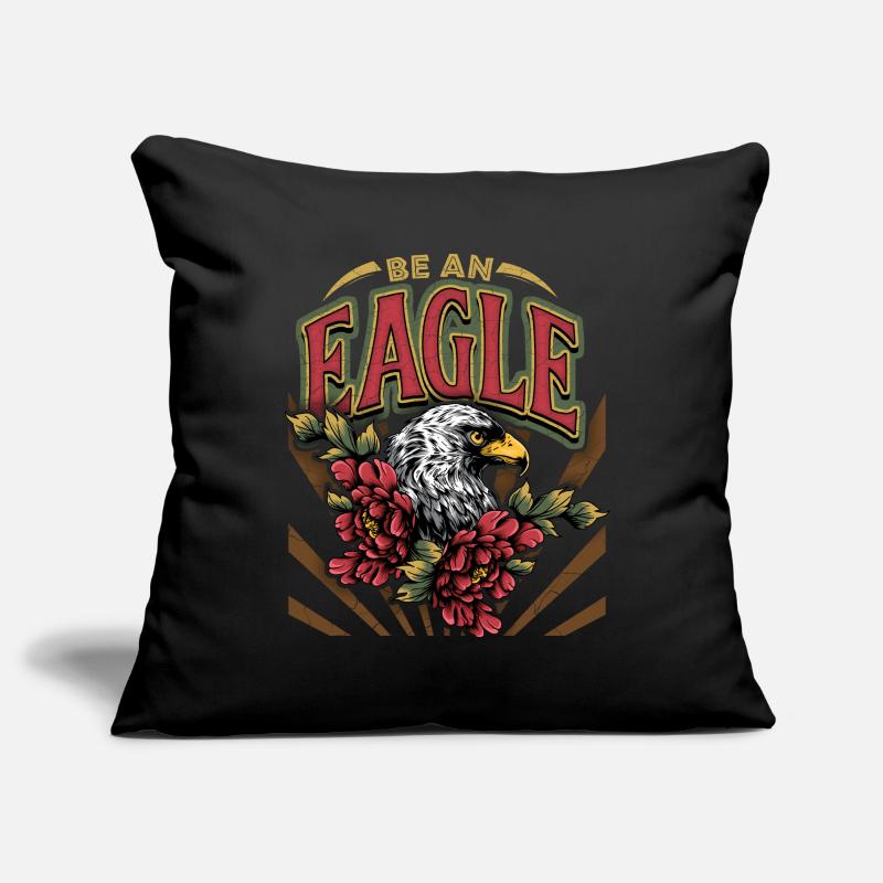Vintage Eagle, Eagle Eagle, Saying, Be-An-Eagle Sofa pillowcase 17,3'' x 17,3'' (45 x 45 cm)