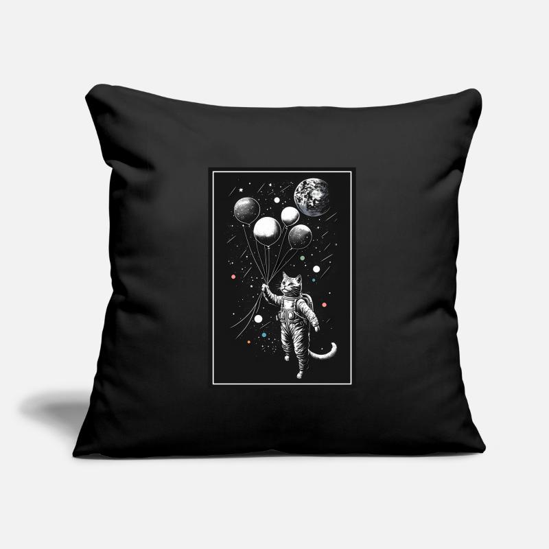 Cat Kitten Space Astronaut Planet Spaceman Sofa pillowcase 17,3'' x 17,3'' (45 x 45 cm)