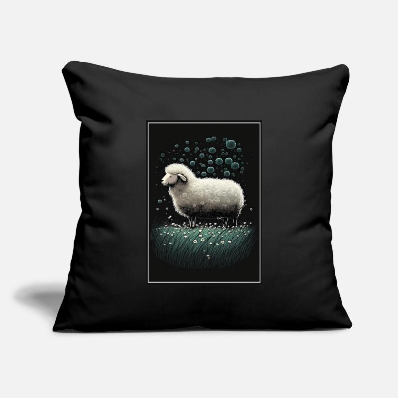 Sheep wool Sheep's wool Dandelion Sofa pillowcase 17,3'' x 17,3'' (45 x 45 cm)