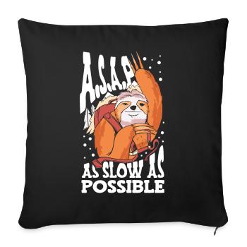 A.s.a.p. So Langsam Wie Möglich Wildtiere - Sofakissenbezug 45 x 45 cm - Schwarz - Vorne