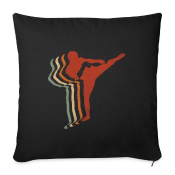 Mixed Martial Arts MMA - Sofakissenbezug 45 x 45 cm - Schwarz - Vorne