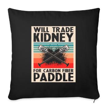 Chinese Boat Race for Dragon Boat Trainers - Sofa pillowcase 17,3'' x 17,3'' (45 x 45 cm) - black - Front