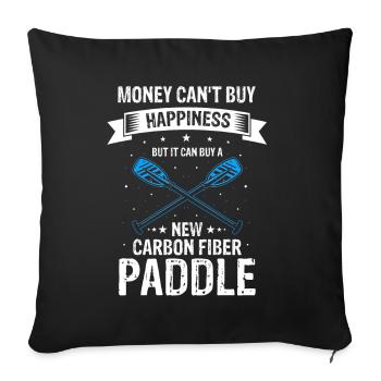 Dragon Boat Racing Theme for Dragon Boating - Sofa pillowcase 17,3'' x 17,3'' (45 x 45 cm) - black - Front