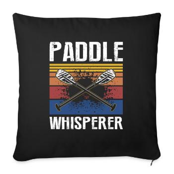 Dragon Boat Paddling for Dragon Boat Race Festival - Sofa pillowcase 17,3'' x 17,3'' (45 x 45 cm) - black - Front