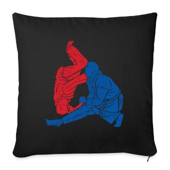 Koreanischer Kampfsport Hapkido - Sofakissenbezug 45 x 45 cm - Schwarz - Vorne