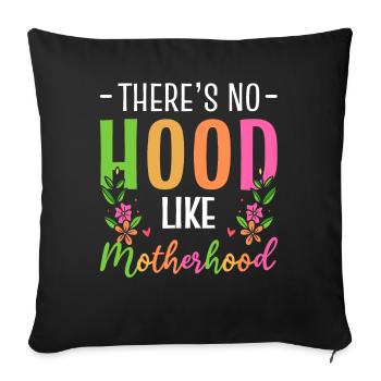 Maternity life Hardworking mother - Sofa pillowcase 17,3'' x 17,3'' (45 x 45 cm) - black - Front