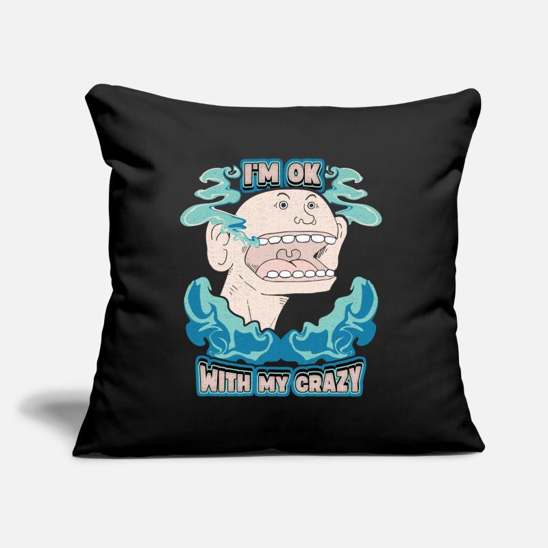 Comic, Comic Strips, Crazy Man, Funny Saying Sofa pillowcase 17,3'' x 17,3'' (45 x 45 cm)