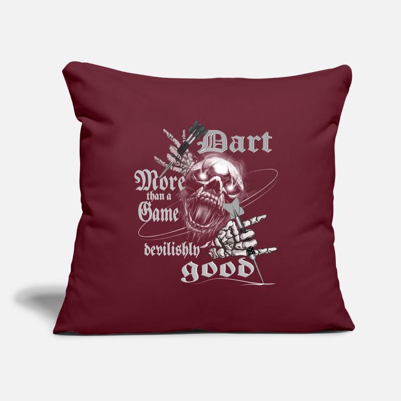 Dart design devilishly good, Dart devilishly good, Sofa pillowcase 17,3'' x 17,3'' (45 x 45 cm)