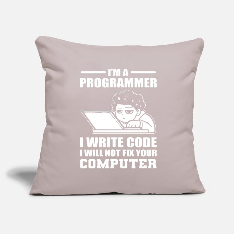 Programming Humor Software Developer Sofa pillowcase 17,3'' x 17,3'' (45 x 45 cm)
