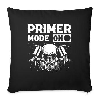 Car Painter for Car Painter for Car Detailer - Sofa pillowcase 17,3'' x 17,3'' (45 x 45 cm) - black - Front