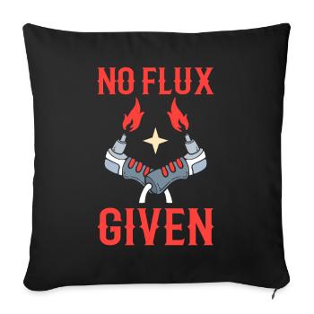 Aucun flux donné Soudeur professionnel - Housse de coussin décorative 45 x 45 cm - noir - Devant