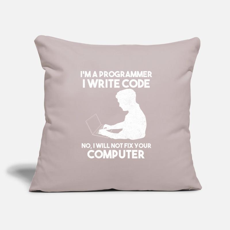 Programming Humor Software Developer Sofa pillowcase 17,3'' x 17,3'' (45 x 45 cm)