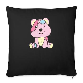 Kawaii Gothic Quokka Pastel Gothic Goth - Sofa pillowcase 17,3'' x 17,3'' (45 x 45 cm) - black - Front