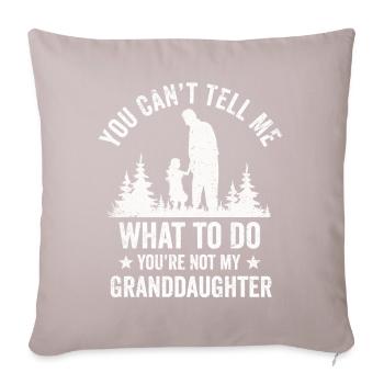 Not My Granddaughter - Sofa pillowcase 17,3'' x 17,3'' (45 x 45 cm) - light taupe - Front