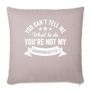 Not My Granddaughter - Sofa pillowcase 17,3'' x 17,3'' (45 x 45 cm) - light taupe - Front