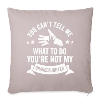 Not My Granddaughter - Sofa pillowcase 17,3'' x 17,3'' (45 x 45 cm) - light taupe - Front