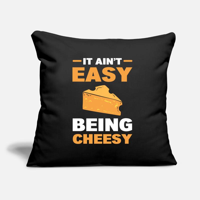 It Ain't Easy Being Cheesy Cheese Expert Sofa pillowcase 17,3'' x 17,3'' (45 x 45 cm)