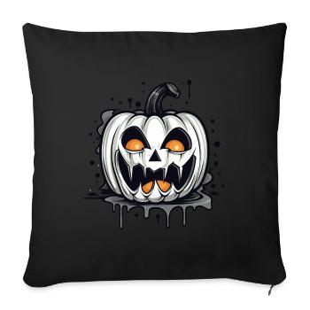 Design d’Halloween effrayant pour la prochaine fête - Housse de coussin décorative 45 x 45 cm - noir - Devant